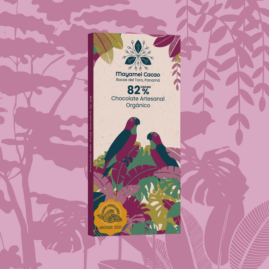 82% Chocolate Bar: A Tribute to Cacao and Biodiversity 50g
