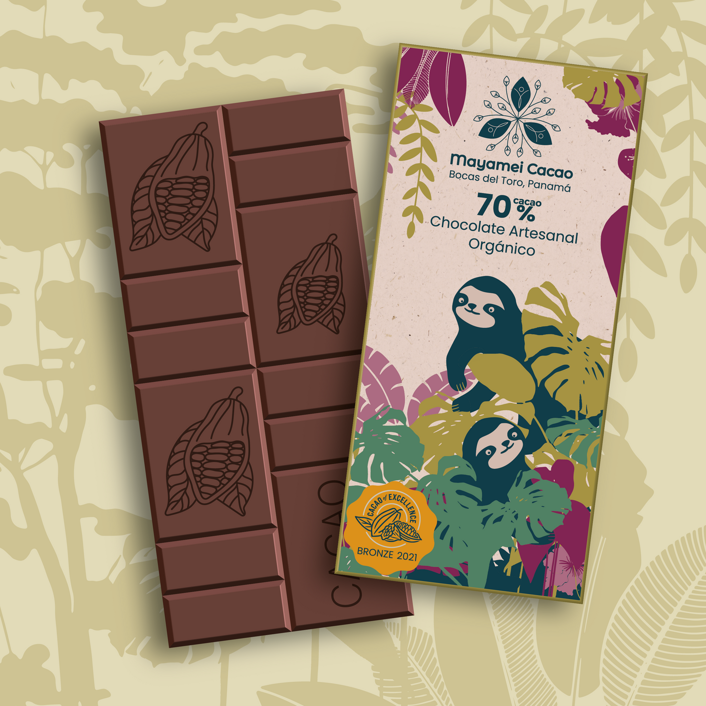 70% Chocolate Bar: A Balance of Harmony, Intensity, and Serenity 50g