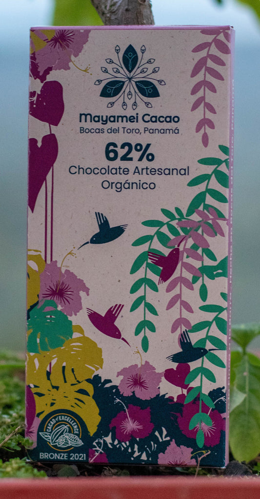 Barra 62%: Energía, dulzura, vitalidad y equilibrio 50g