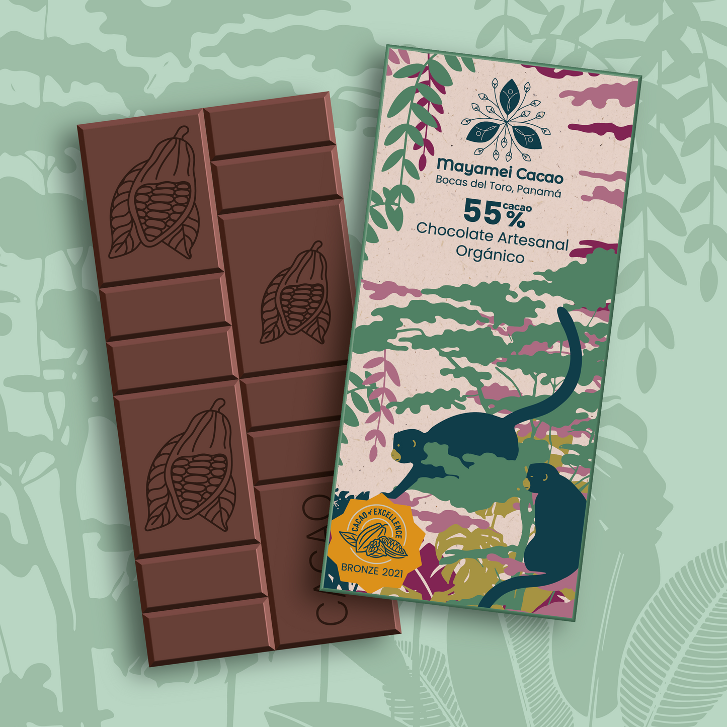 55% Chocolate Bar: Sweetness That Connects with Nature 50g