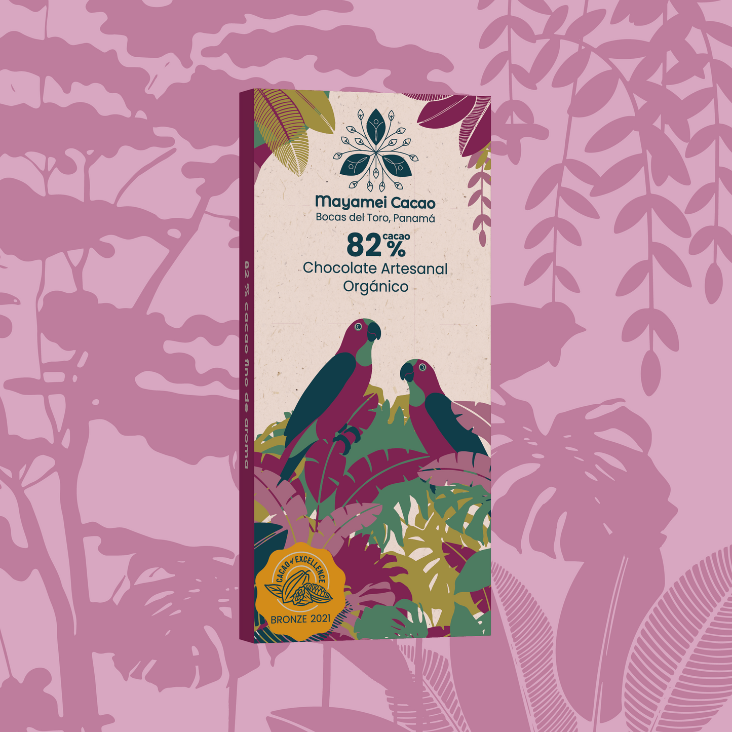 82% Chocolate Bar: A Tribute to Cacao and Biodiversity 50g