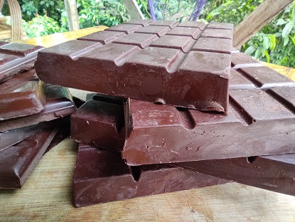 Barras de Chocolate Grandes, 55% de cacao en cada Barra. "Sabor y versatilidad para tus creaciones" 400g