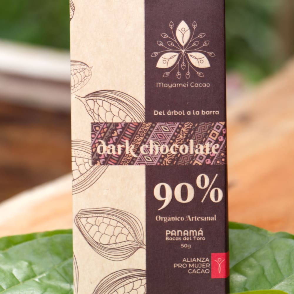 Barra de Chocolate Dark 90% Cacao Orgánico 55g